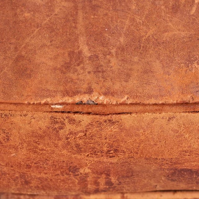 Vintage French Leather Club Chair, 1920s For Sale - Image 6 of 17