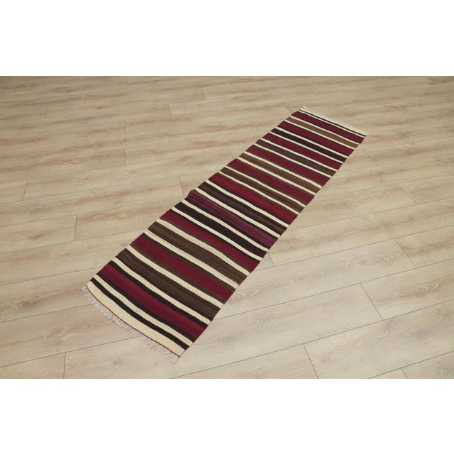 Size: 1.9 x 6.9 ft ( 56 x 210 cm) 22 x 82 inches Color: Organic Natural Dye ( Red,White,Black,Brown ) Material: 100% Hand...