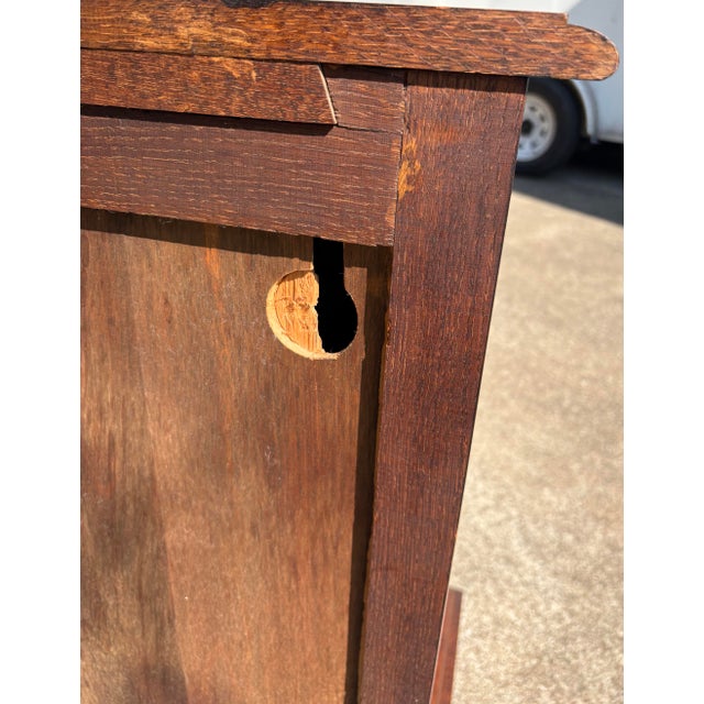 Vintage Country French Two Door Console Cabinet Sideboard For Sale - Image 12 of 12