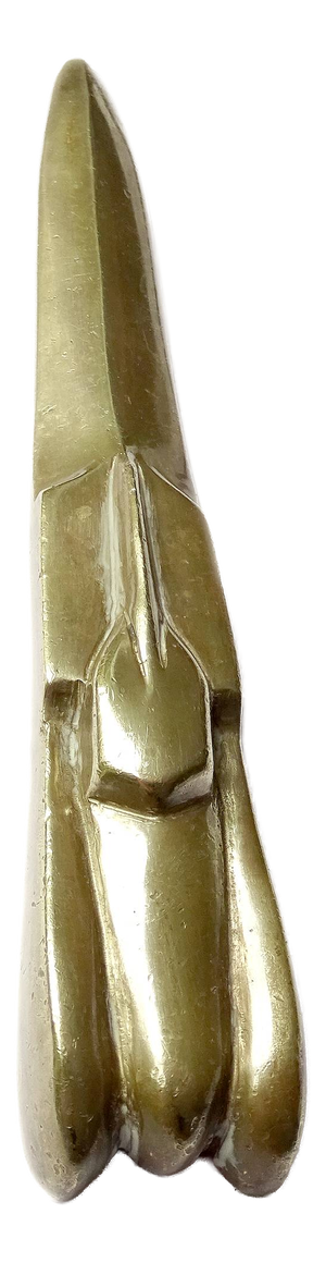 French Art Deco Car Letter Opener in Bronze, 1930s