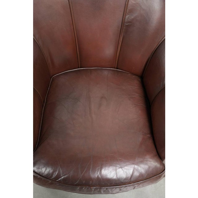 Club Chair in Sheepskin Leather For Sale - Image 6 of 15