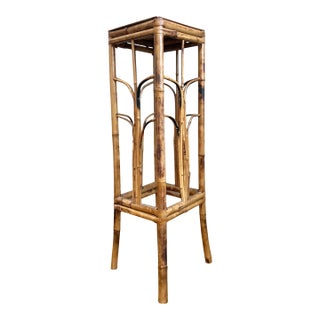 Vintage Bamboo Plant Stand For Sale