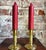 Vintage Hallmark Brass Candlestick Holders - Pair For Sale - Image 4 of 10