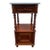 Antique French Style Marble Top 2 Tier Night Stand For Sale