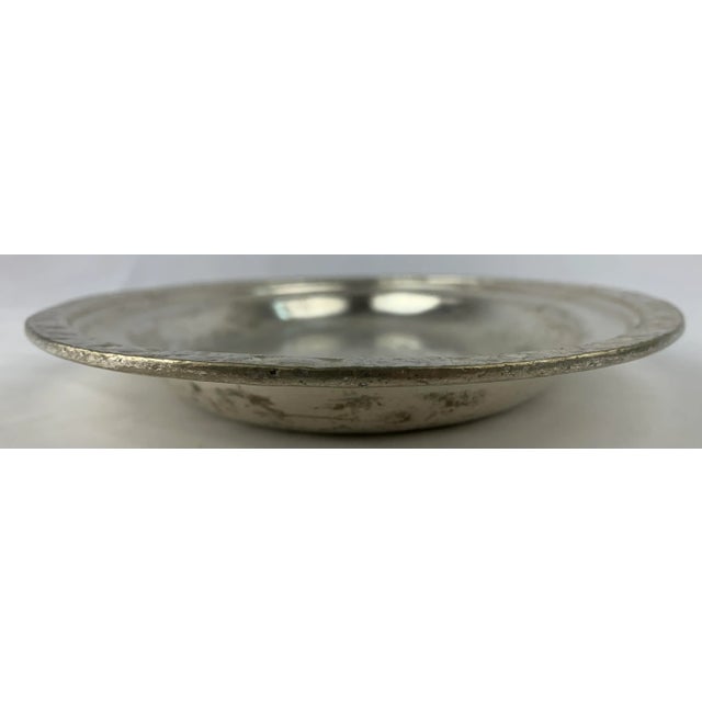 Early 20th Century Vintage Waldorf Astoria Silver Plate Oval Tray For Sale - Image 5 of 13