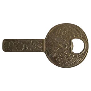 Brass Swan Bottle Opener For Sale