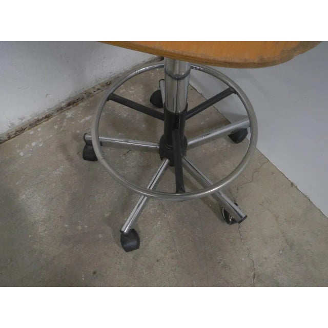 1970s Italian Swivel Stool, 1970s For Sale - Image 5 of 11