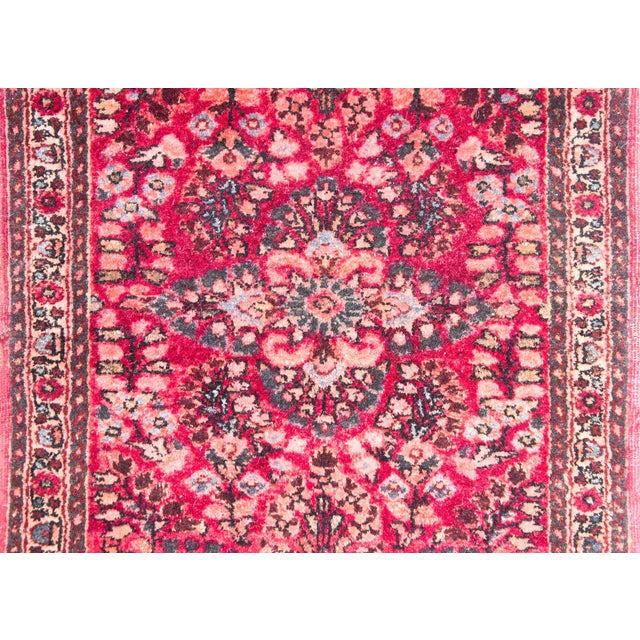 Textile Early 20th Century Persian Sarouk Rug For Sale - Image 7 of 15