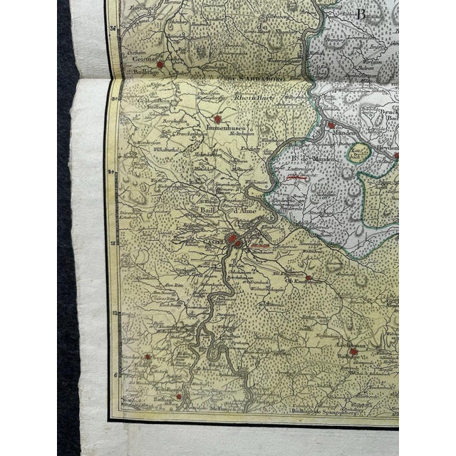Lotter Tobias Conrad, Augsburg Hesse-Cassel the Neighboring Countries, 1761, Oil on Canvas For Sale - Image 3 of 13