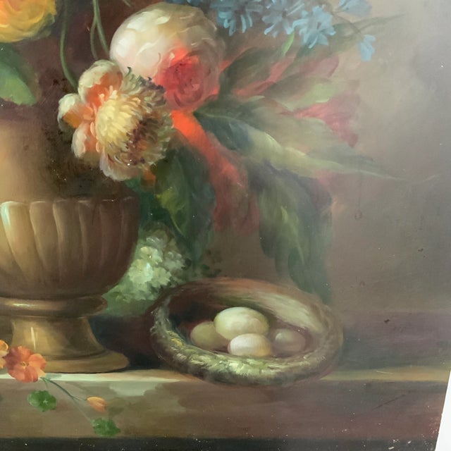 Vibrant Dutch Still Life Painting on Board For Sale In Los Angeles - Image 6 of 9