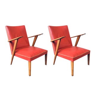 Set of Dutch Lounge Chairs, 1950s For Sale