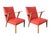 Set of Dutch Lounge Chairs, 1950s For Sale