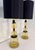 Italian Amber, Burgundy and Black Murano Glass Table Lamps, 2000s, Set of 2 For Sale - Image 12 of 14