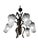 Art Deco Chandelier For Sale - Image 4 of 4