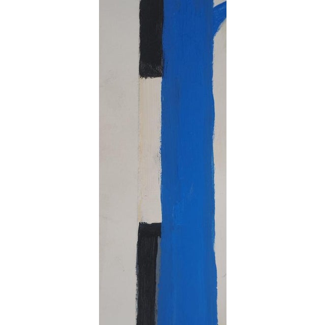 Gabriel Godard, Blue Forest, Gouache For Sale - Image 8 of 10