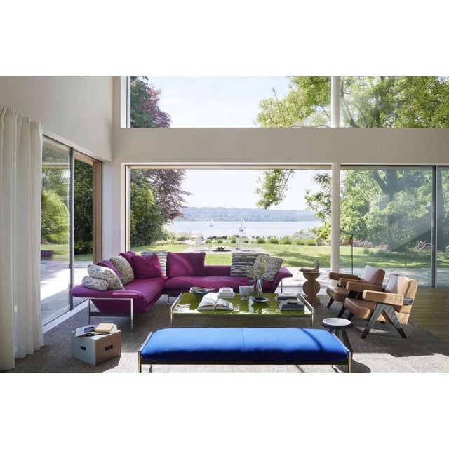 Gold Mid-Century Esosoft Bench by Antonio Citterio for Cassina For Sale - Image 8 of 12