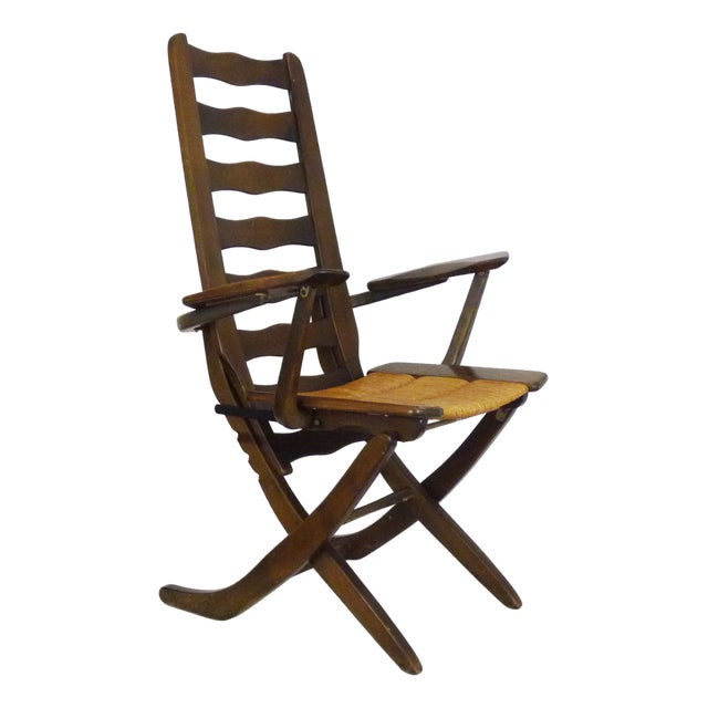 Transat Armchair in Beech, 1960s For Sale