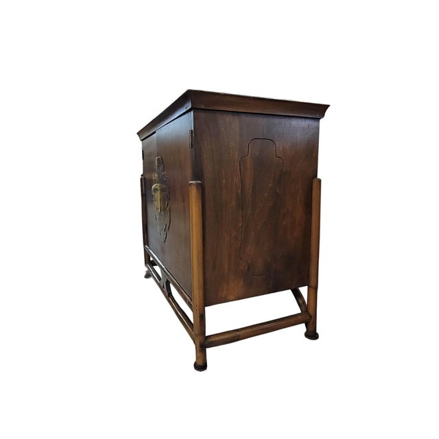 Mid-Century Chinoiserie Ming-Style Cabinet For Sale - Image 11 of 14