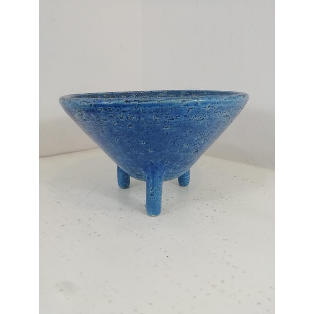 Mid-Century Modern Tripod Vase by Aldo Londi for Bitossi, Italy, 1960s For Sale - Image 3 of 13