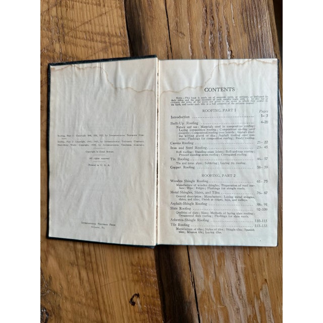 1900 - 1909 Vintage International Architecture and Trade Black Textbook Hardcover Books Set of 6 For Sale - Image 5 of 12