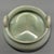 Classic Chinese official‑style celadon tripod censer, crafted with elegant upright loop handles, wide compressed body and...