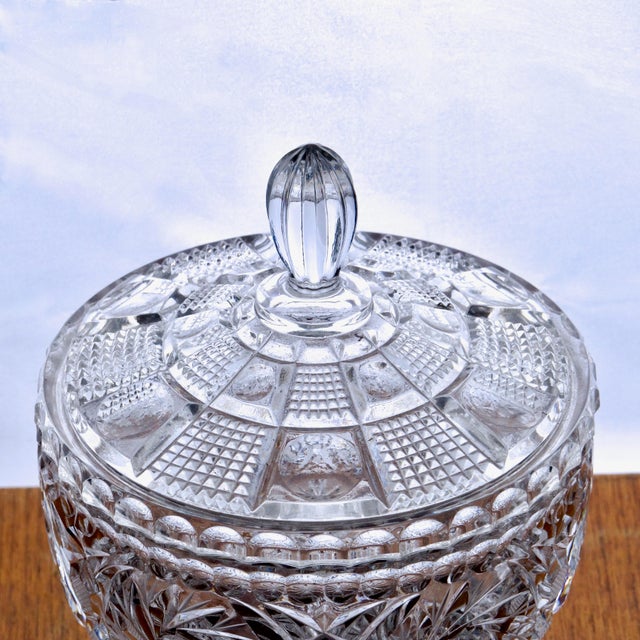 Boho Chic Large Antique Candy Dish, 1910 For Sale - Image 3 of 13
