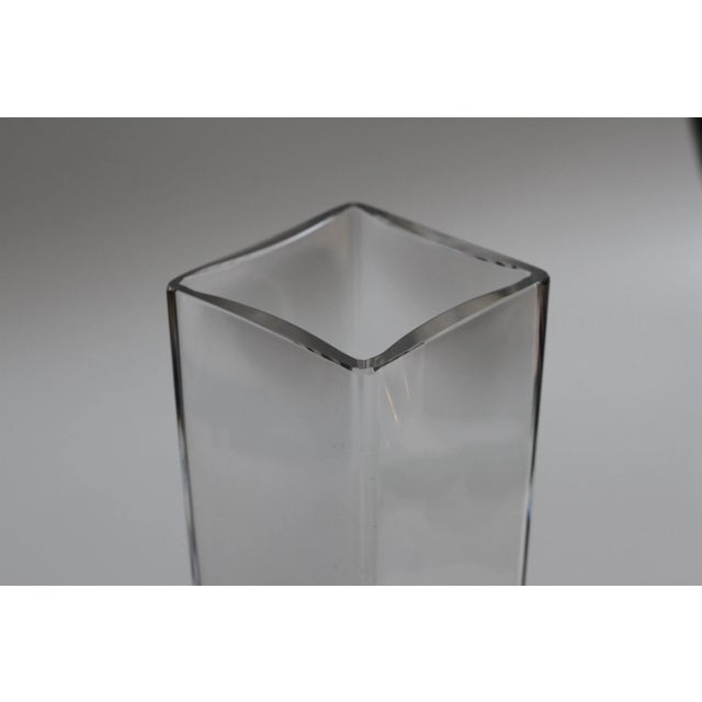 Mid-Century French Crystal Vase from Bayel For Sale - Image 8 of 15