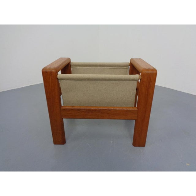Danish Solid Teak Magazine Rack, 1960s For Sale - Image 17 of 17