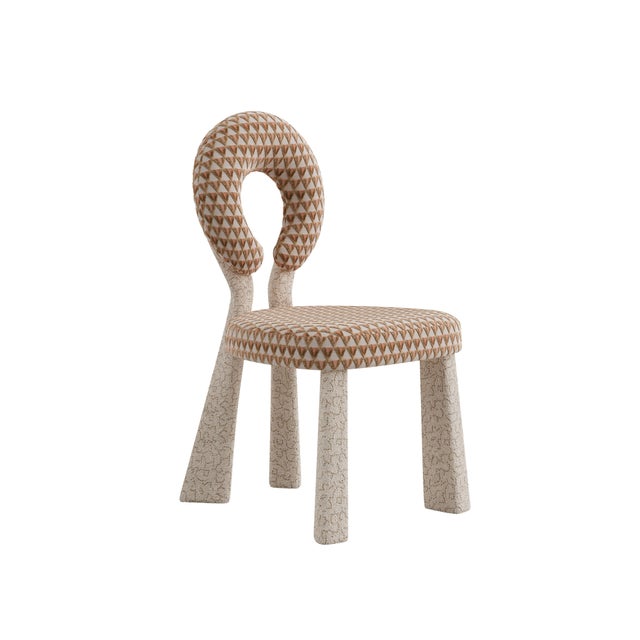 Contemporary Mary Dining Chair with Upholstered Legs by Ottiu For Sale - Image 3 of 12