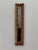 Camel Vintage Coastal Boho Chic Slender Bamboo & Rattan Wall Mirror For Sale - Image 8 of 12