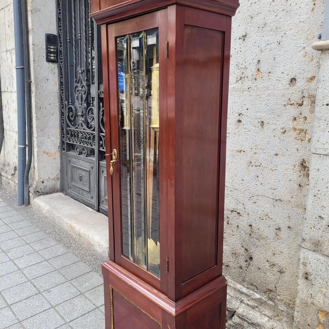 George III Grandfather Clock in Wood and Gilt Brass, England, 1940s For Sale - Image 18 of 18