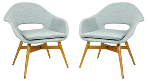 Set of Vintage Armchairs from Miroslav Navrátil for Tatra