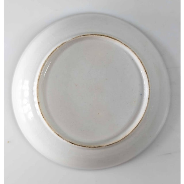 19th Century Chinese Export Rose Mandarin Palette Teacup and Saucer For Sale - Image 9 of 18