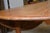 Vintage Large Oval Rustic Pine Wood Drop Leaf Dining Table W/ Shapely Feet For Sale - Image 17 of 18