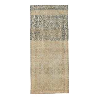 Mid 20th Century Antique Washed Out Malayer Rug For Sale