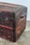 Wood Antique Wood Humpback Steamer Trunk For Sale - Image 7 of 8