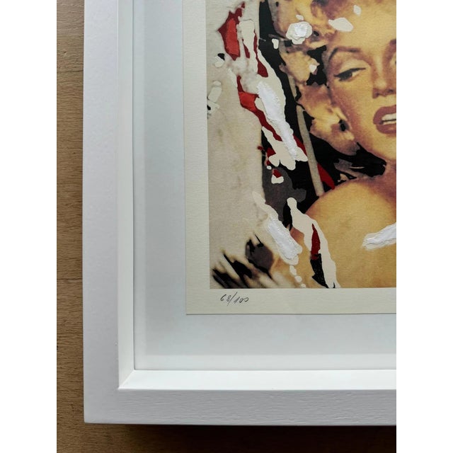 Framed dimensions: 47 x 47 cm Color silkscreen and collage on Fedrigoni watercolor paper, 360 g. Signed and numbered by...