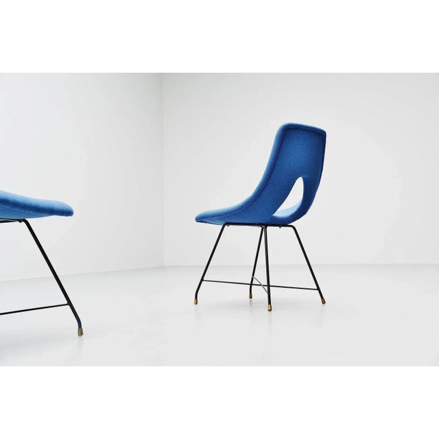Cosmos Dining Chairs by Augusto Bozzi for Saporiti, Italy, 1954, Set of 6 For Sale - Image 6 of 10