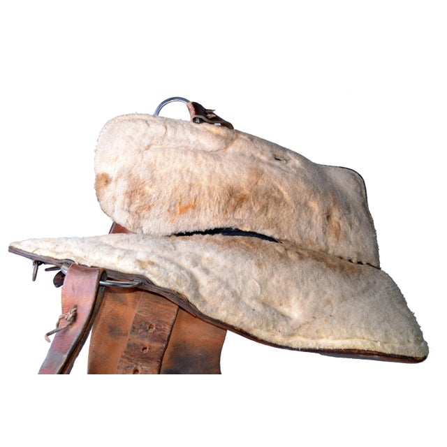 Metal Ralide Leather Horse Saddle For Sale - Image 7 of 10
