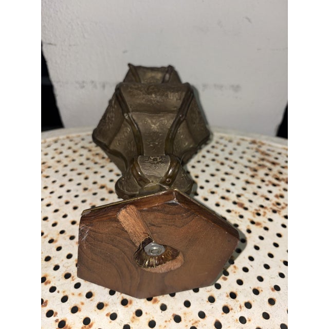 Vintage Bronze Candlestick, 1920 For Sale - Image 3 of 8