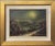 Ovidio Manetti, Rural Night Scene, Oil on Canvas, Framed For Sale