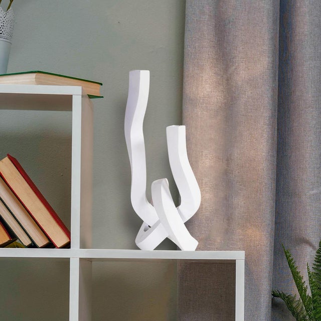 Danner Abstract Double Candle Holder/Vase For Sale - Image 11 of 11
