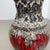 Large Lora Zig Zag Fat Lava Pottery Vase attributed to Scheurich, Germany, 1970s For Sale - Image 10 of 18