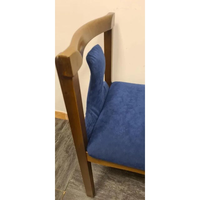 Brown Chairs by Claudio Salocchi for Sormani, Set of 4 For Sale - Image 8 of 13