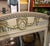 1970s Large Vintage Table Mirror With Blue and Gold Accents For Sale - Image 5 of 9
