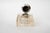 Art Deco Nickel-Plated Inkwell with Cut Glass and Brass, 1920s For Sale - Image 3 of 7