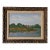 Vintage Impressionist River Landscape Oil Painting on Canvas - Framed For Sale
