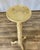 1980s Vintage Blond Painted Spiral Carved Wood Tall Plant Stand For Sale - Image 4 of 7