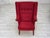 Red Vintage Danish Teddy Chair in Wool by Bent Møller Jepsen, 1970s For Sale - Image 8 of 18
