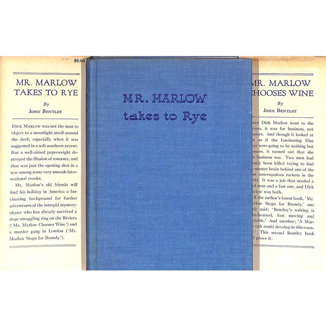 BENTLEY, John [267] pp. Houghton Mifflin Company 1942 8" x 5 1/2" Jacket design by George F Kelley RYE, Scotch, brandy,...